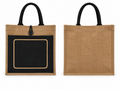 Burlap Tote Bag