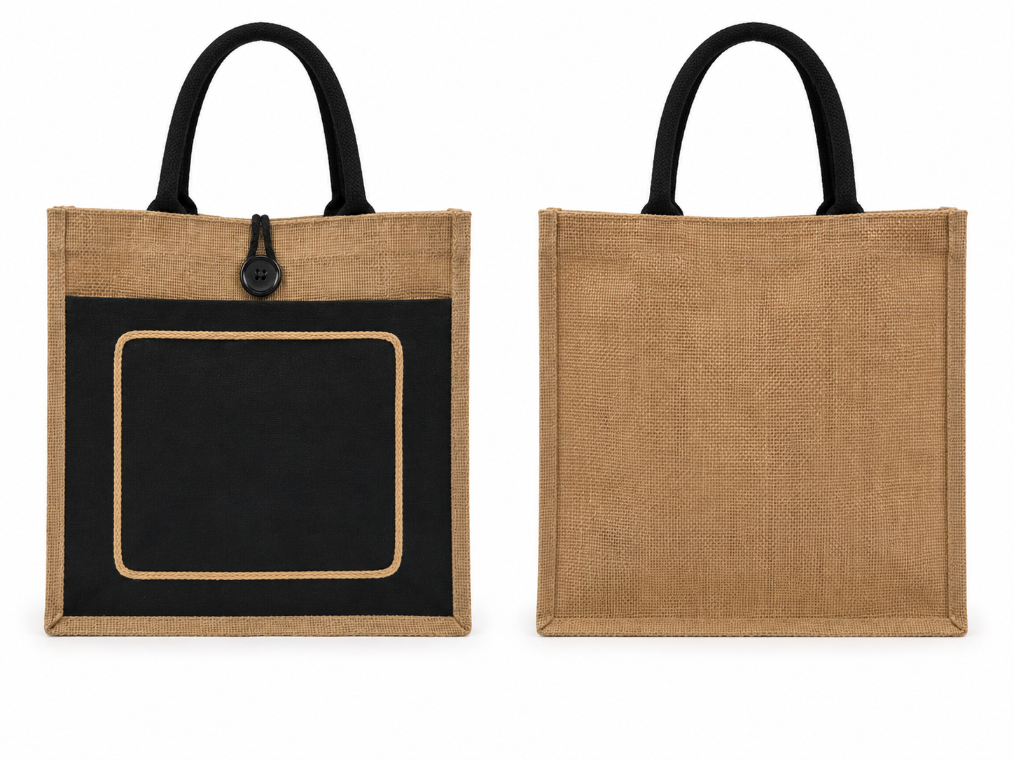 Burlap Tote Bag
