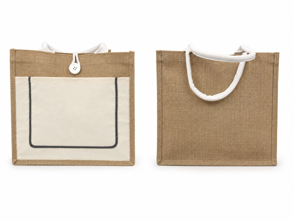 Burlap Tote Bag